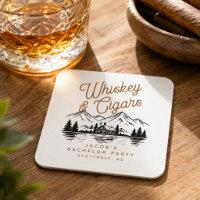 Whiskey & Zigarren Junggesellenabschied Hütte am S