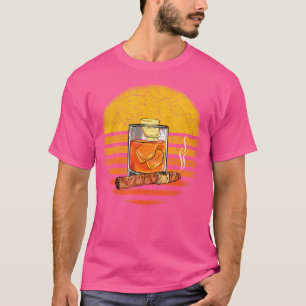 Whiskey-Zigarrenliebhaber Zigarrenraucher T-Shirt