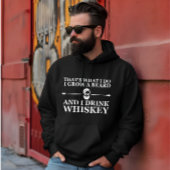 Whiskey-Zitate mit lustigen bärtigen Redewendungen Hoodie