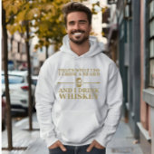 Whiskey-Zitate mit lustigen bärtigen Redewendungen Hoodie