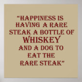Whiskey-Zitate Poster (Vorne)