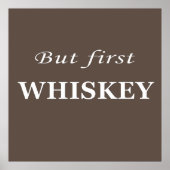 Whiskey-Zitate Poster (Vorne)