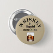 Whiskey zitiert lustige alkoholische Redewendungen Button (Vorne & Hinten)