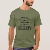Whiskey zitiert lustige alkoholische Redewendungen T-Shirt (Vorderseite)