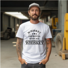 Whiskey zitiert lustige alkoholische Redewendungen T-Shirt