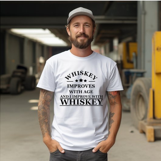Whiskey zitiert lustige alkoholische Redewendungen T-Shirt