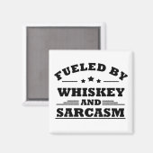 Whiskey zitiert lustige Alkoholkonsum Redewendunge Magnet (Vorderseite/Rückseite)