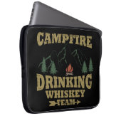 Whiskey zitiert lustige Camping Camper Redewendung Laptopschutzhülle (Vorne Rechts)