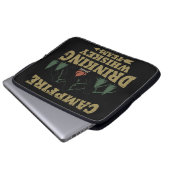 Whiskey zitiert lustige Camping Camper Redewendung Laptopschutzhülle (Vorne Knopf)