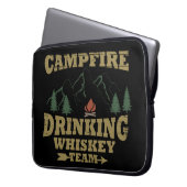Whiskey zitiert lustige Camping Camper Redewendung Laptopschutzhülle (Vorderseite Links)