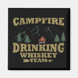 Whiskey zitiert lustige Camping Camper Redewendung Magnet