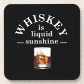 Whiskey zitiert lustige Redewendungen zum Trinken Getränkeuntersetzer (Vorderseite)