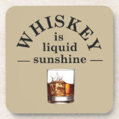 Whiskey zitiert lustige Redewendungen zum Trinken Getränkeuntersetzer (Vorderseite)