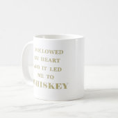 Whiskey zitiert lustige Redewendungen zum Trinken Kaffeetasse (Vorderseite Links)