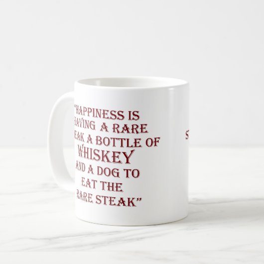 Whiskey zitiert lustige Redewendungen zum Trinken Kaffeetasse (Vorderseite Links)