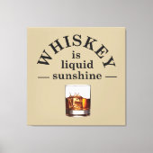 Whiskey zitiert lustige Redewendungen zum Trinken Leinwanddruck (Vorderseite)