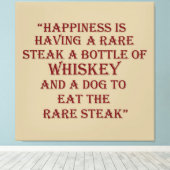 Whiskey zitiert lustige Redewendungen zum Trinken Leinwanddruck (Insitu (Holzboden))