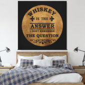 Whiskey zitiert lustige Redewendungen zum Trinken Leinwanddruck (Insitu (Schlafzimmer))