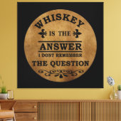 Whiskey zitiert lustige Redewendungen zum Trinken Leinwanddruck (Insitu (Wohnzimmer))