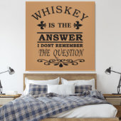Whiskey zitiert lustige Redewendungen zum Trinken Leinwanddruck (Insitu (Schlafzimmer))