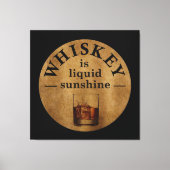 Whiskey zitiert lustige Redewendungen zum Trinken Leinwanddruck (Vorderseite)