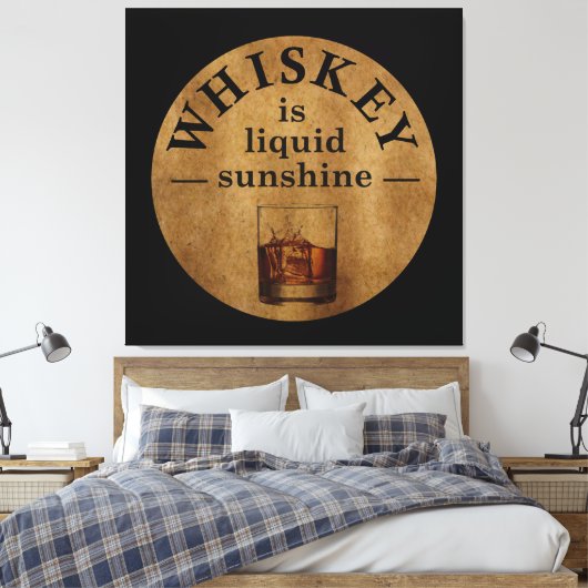 Whiskey zitiert lustige Redewendungen zum Trinken Leinwanddruck (Insitu (Schlafzimmer))