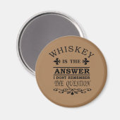 Whiskey zitiert lustige Redewendungen zum Trinken Magnet (Vorderseite/Rückseite)