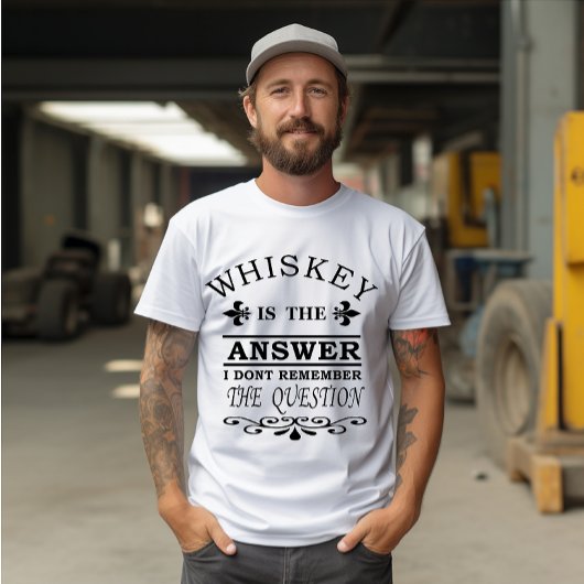 Whiskey zitiert lustige Redewendungen zum Trinken T-Shirt