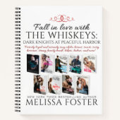 Whiskeys-Notebook - 8,5" l x 11 Notizblock (Vorderseite)