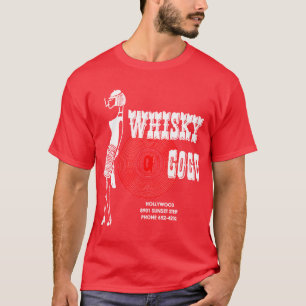 Whisky A Go Go Vintage Poster Restaurierung Digita T-Shirt