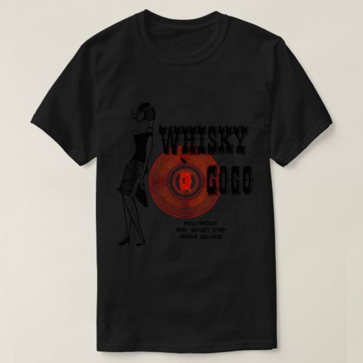 Whisky A Go Vintage Plakatwiederherstellung - Digi T-Shirt (Design vorne)