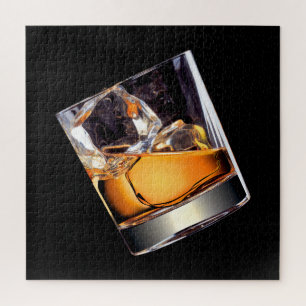 Whisky auf dem Felsen Platz Puzzle