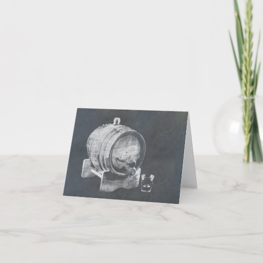 Whisky Barrel Karte (Vorderseite)