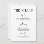 Whisky Cigar Bachelor Party Einladung (Rückseite)