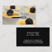 Whisky | Crème Brule Dessert Visitenkarte (Vorne/Hinten)