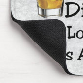 Whisky-Diät Mousepad (Ecke)