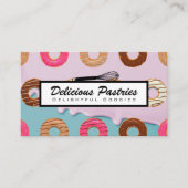 Whisky | Donuts | Hintergrund Visitenkarte (Vorderseite)