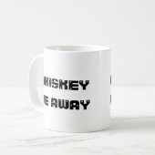 Whisky entführt mich lustiger Kaffeebecher  Kaffeetasse (Vorderseite Links)