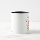 Whisky-Flaschen-Logo-Tasse Tasse (Zentrum)