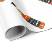 Whisky-Flaschen-Zeichnen abgeschieden auf weißem Geschenkpapier (Rolleneckpunkt)