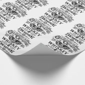 Whisky Geschenkpapier (Ecke)