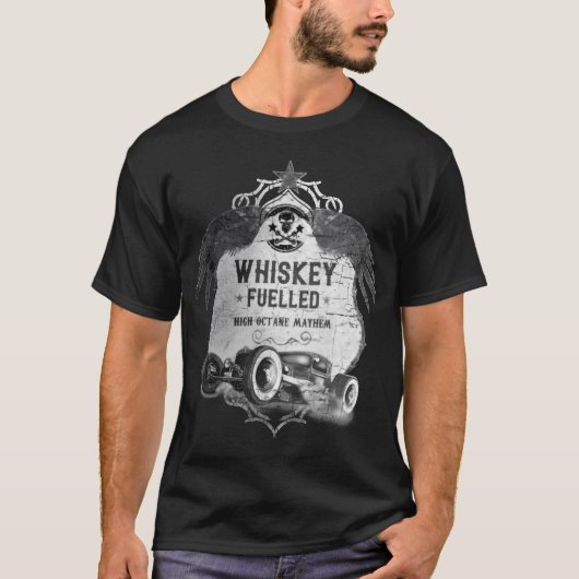 Whisky getankte Verstümmelung T-Shirt (Vorderseite)