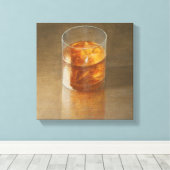 Whisky-Glas 2010 Leinwanddruck (Insitu (Holzboden))