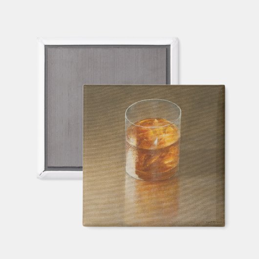 Whisky-Glas 2010 Magnet (Vorderseite/Rückseite)