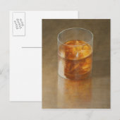 Whisky-Glas 2010 Postkarte (Vorne/Hinten)