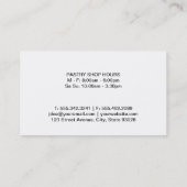 Whisky | Gold Glitzer Tropfen | Metallisch Visitenkarte (Rückseite)