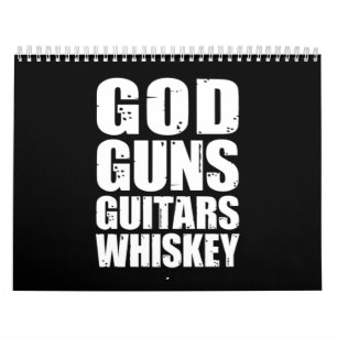 Whisky GUS Gitarren Whiskey Kalender