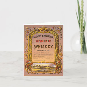 Whisky hygienisch: 1860 - Karte