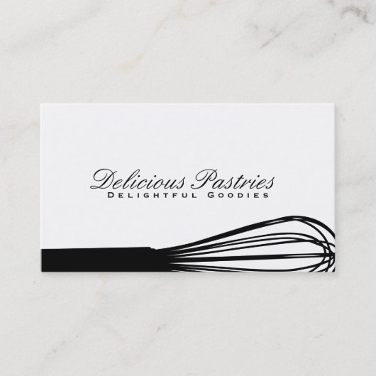 Whisky II | Kulinarischer Meister Visitenkarte (Vorderseite)