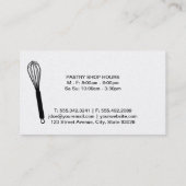 Whisky III | Kulinarischer Meister Visitenkarte (Rückseite)